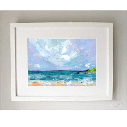 Original Acrylic Painting Abstract Sea