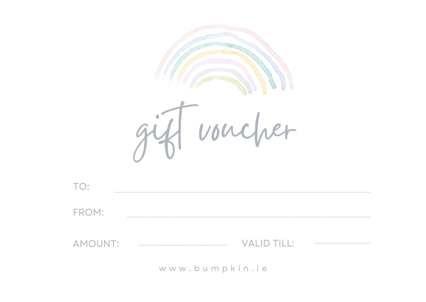 Bumpkin Gift Voucher