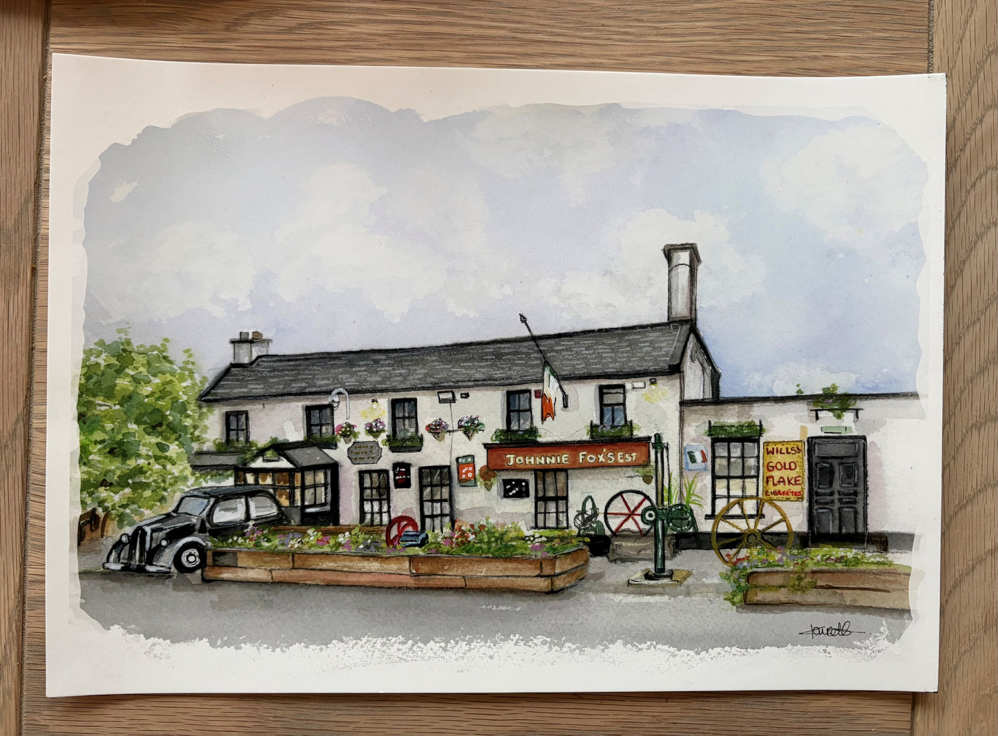 Print Johnny Foxes Pub