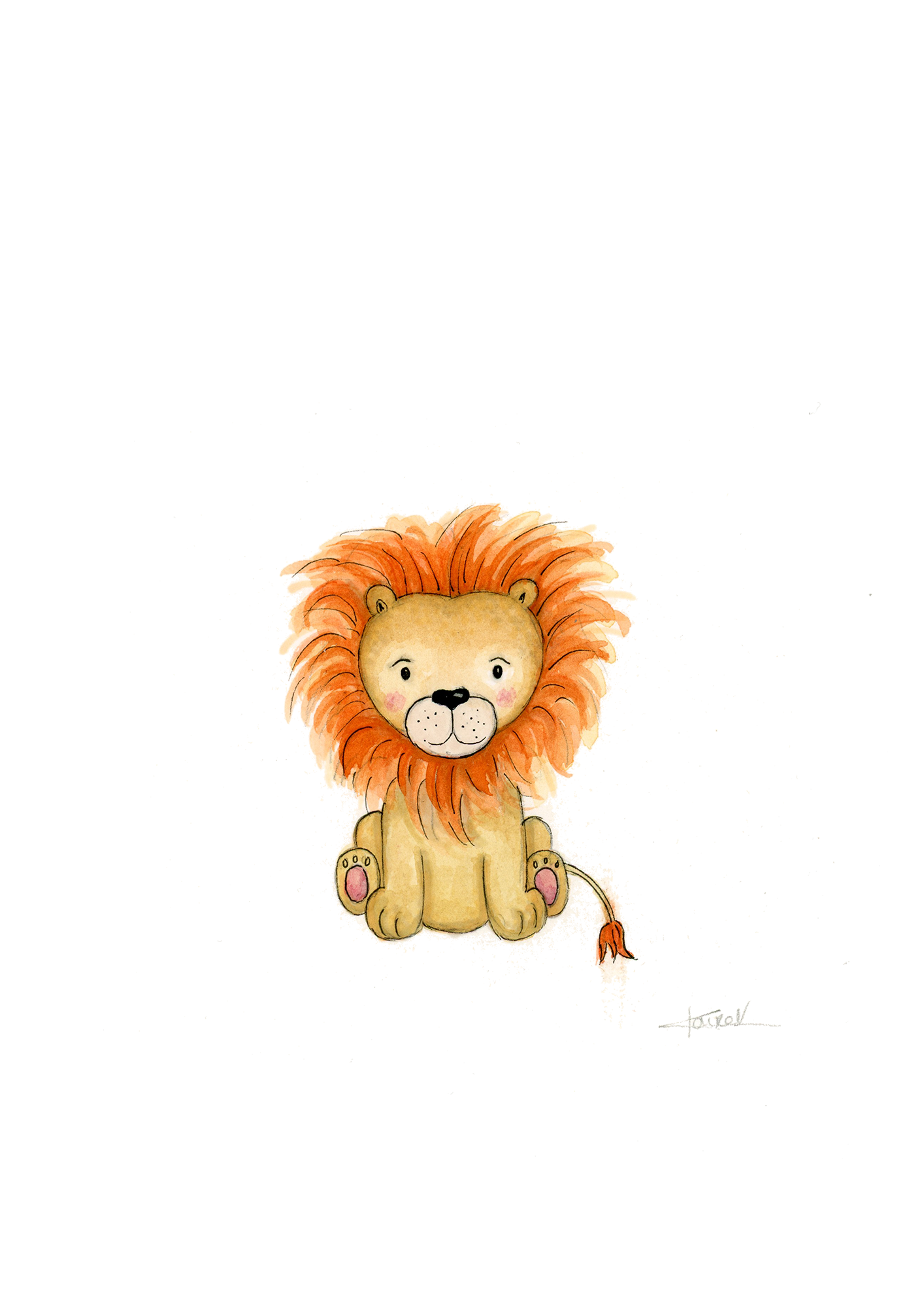 Mini Lion Illustration