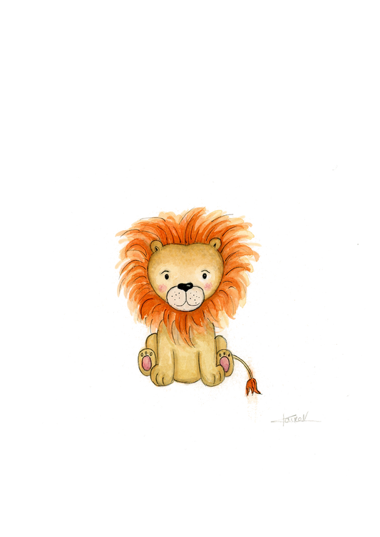 Mini Lion Illustration