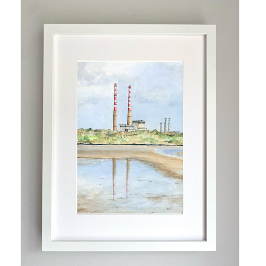 Poolbeg Stacks Painting