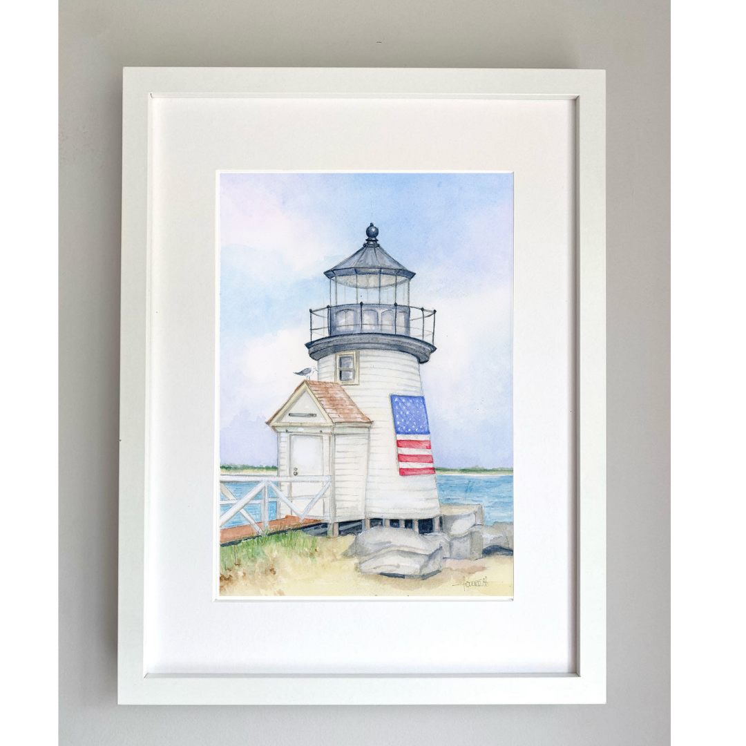 Print Nantucket Light House