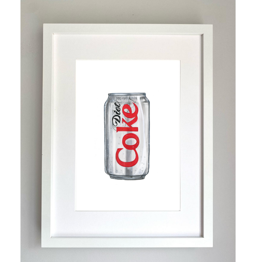 Print of Diet Coke Illustration