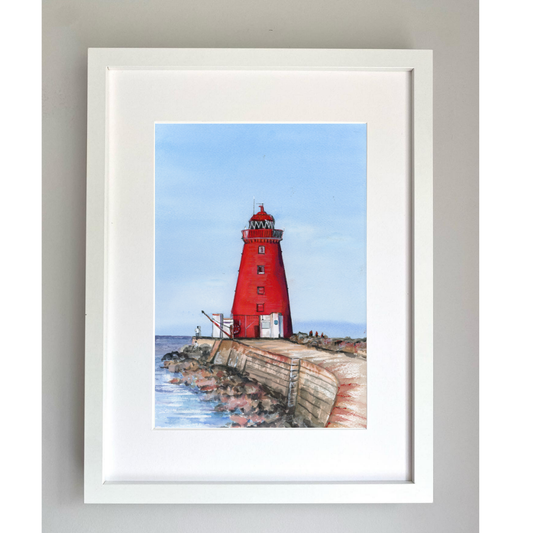 Poolbeg Light house Print